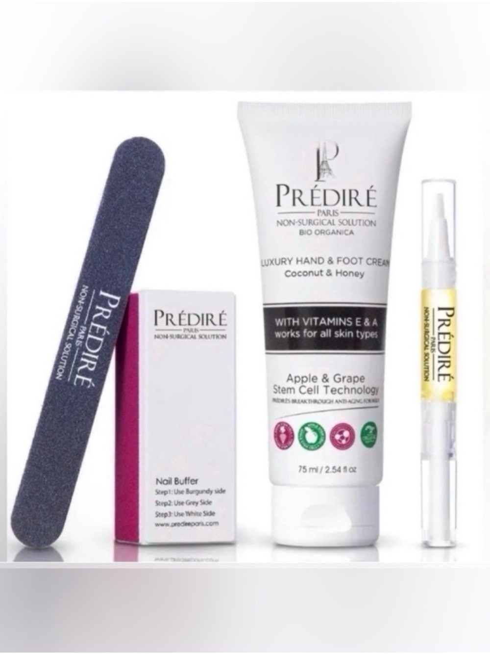 Prédiré NIB Lionails Luxury Manicure Set- 4 Piece Set